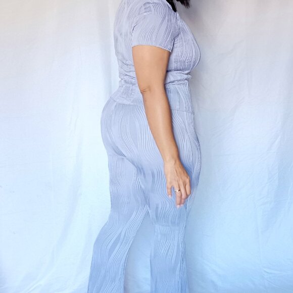 Lilac, flare leg pant set - Picture 3 of 4